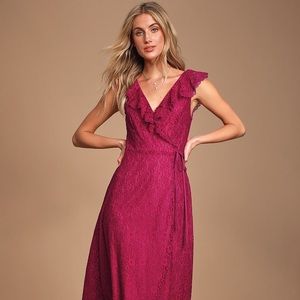 Lulu’s Dress, Small, Magenta